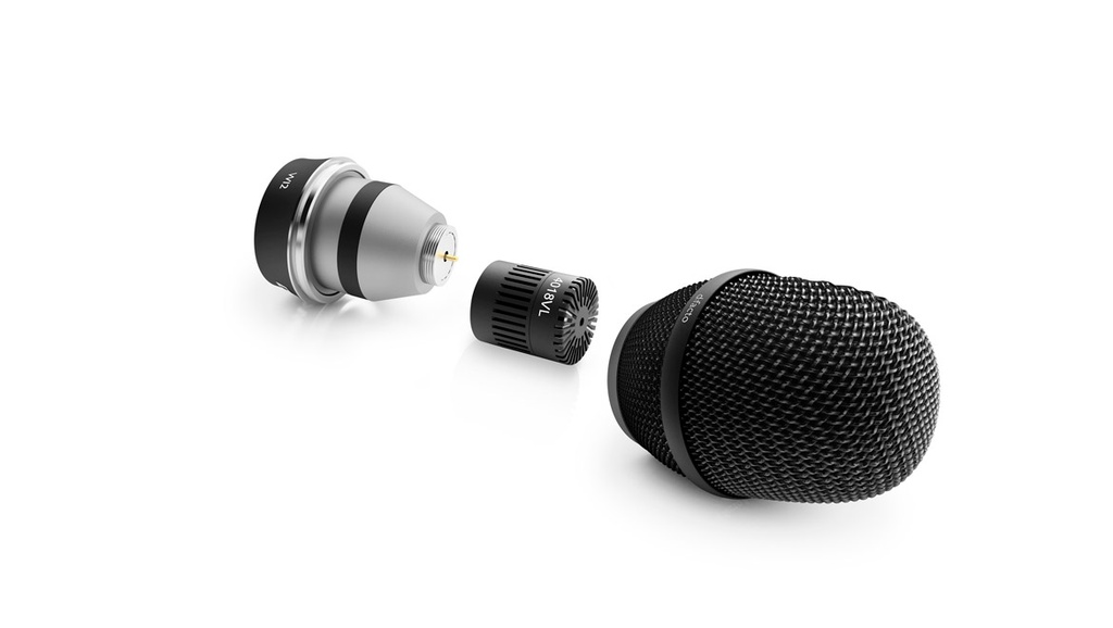 DPA d:facto™ 4018VL Linear Supercardioid Mic, WI2 Adapter (Wisycom), Black