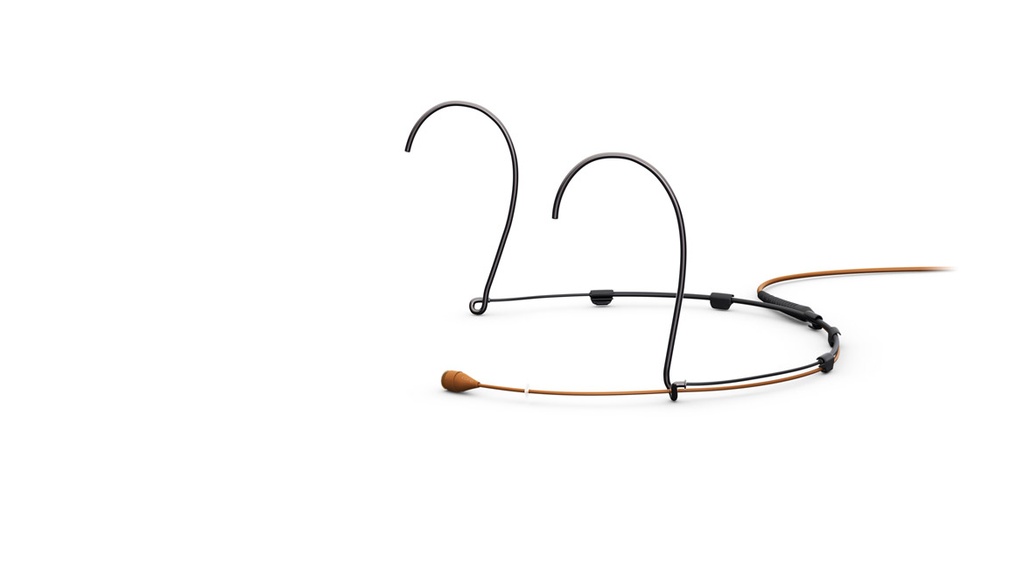 DPA 4066 CORE Omni Headset Mic, Brown, 3-pin LEMO