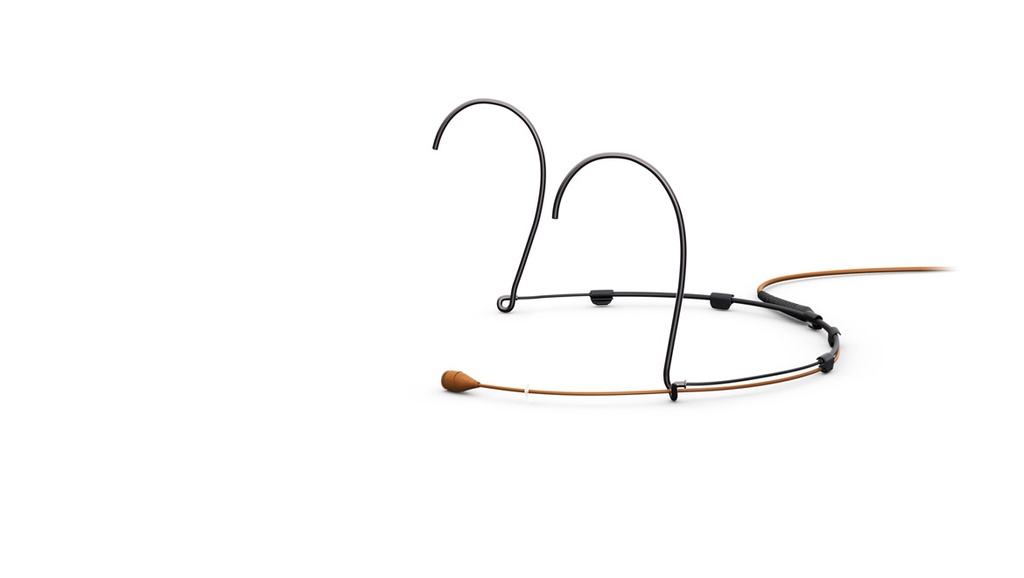 DPA 4066 CORE Omni Headset Mic, Brown, TA4F Mini-XLR, Small