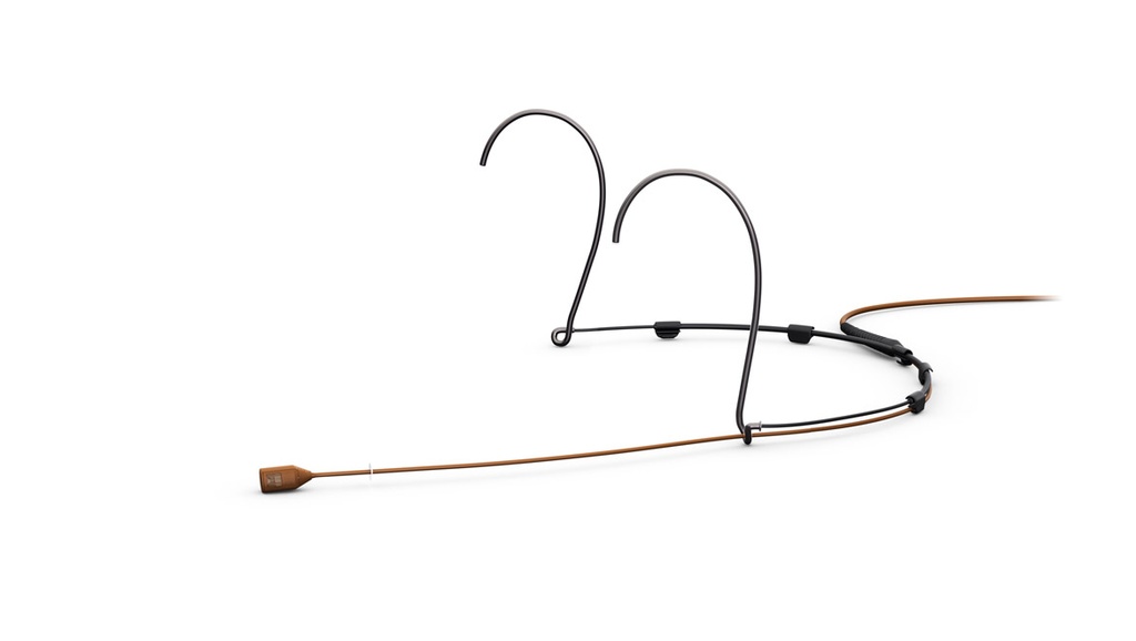DPA 4088 CORE Directional Headset Mic, Brown, TA4F Mini-XLR. Small