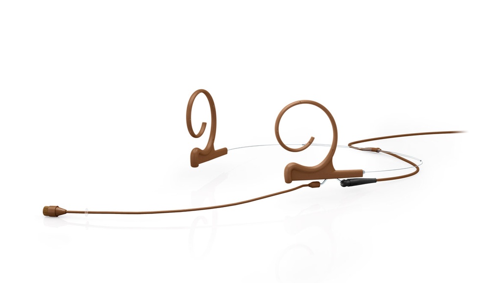 DPA 4266 CORE Omni Flex Headset Mic, 110 mm Boom, Brown, TA4F Mini-XLR