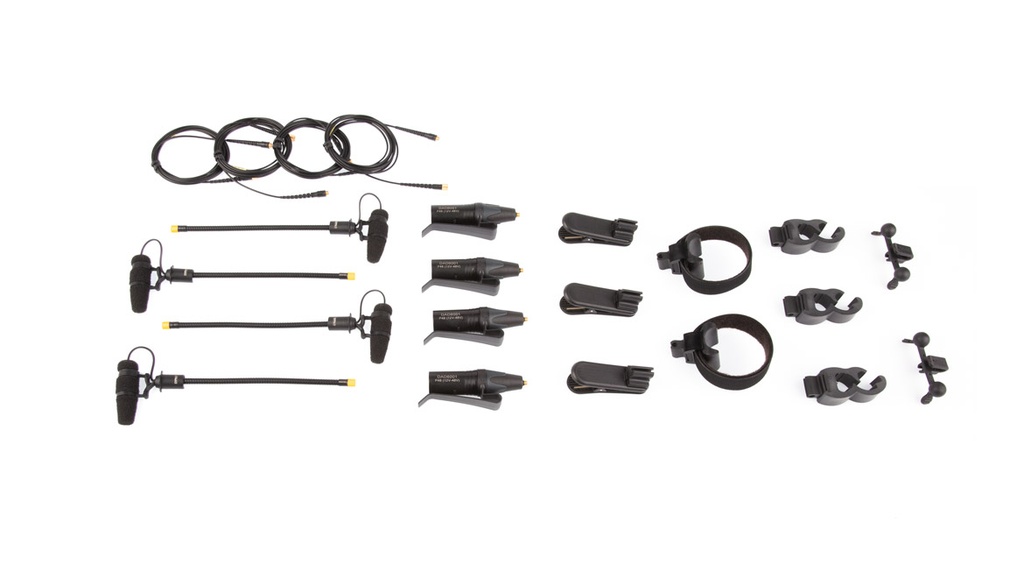 DPA 4099 CORE Rock Touring Kit, 4 Mics and accessories, Extreme SPL, Cardboard box