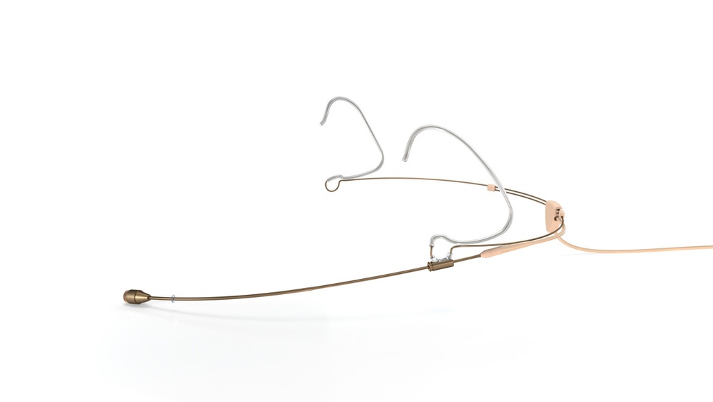 DPA 4466 CORE Omni Headset Mic, Beige, Mini-Jack