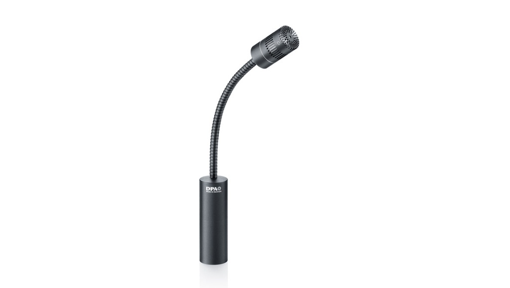 DPA 4011 Cardioid Mic, Black, XLR, 20 cm (8 in) Boom, full Gooseneck