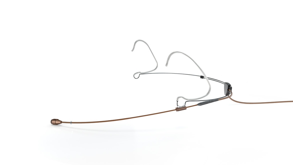 DPA 4466 CORE Omni Headset Mic, Brown, Mini-Jack