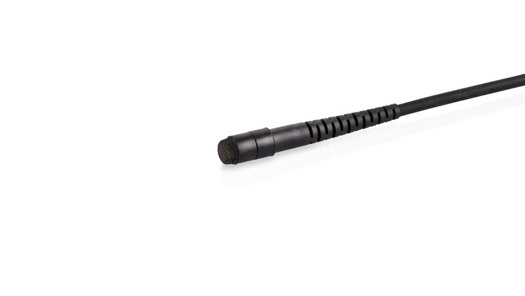 DPA 4661 CORE Heavy Duty Omni Mic, Loud SPL, Black, 3-pin LEMO