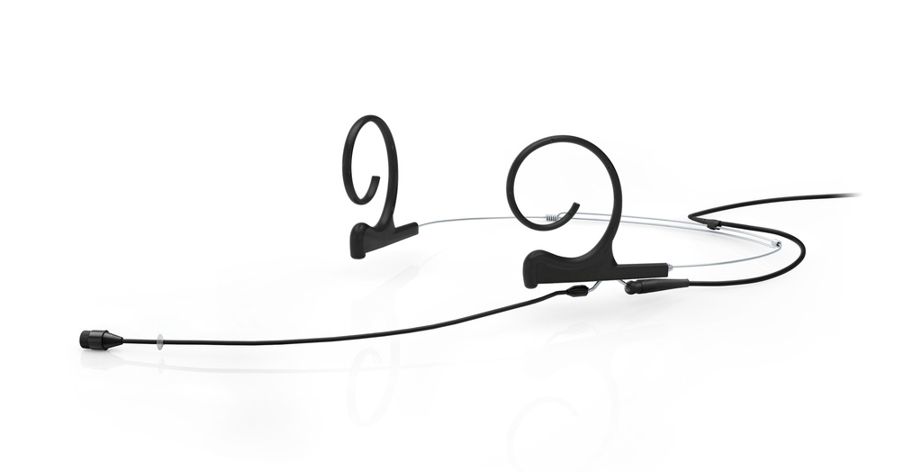 DPA 4266 CORE+ Omni Flex Headset Mic, 110 mm Boom, Black, 3-pin LEMO