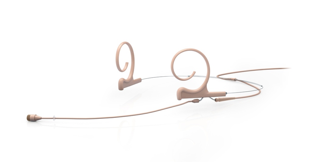 DPA 4266 CORE+ Omni Flex Headset Mic, 110 mm Boom, Beige, 3-pin LEMO