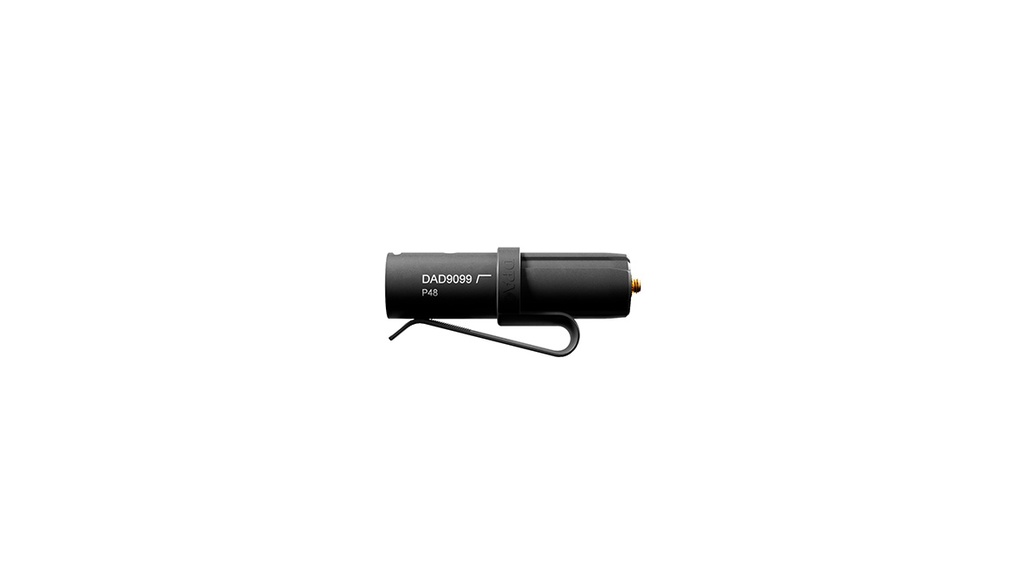 DPA Adapter: MicroLock to XLR with Belt Clip & Low Cut DAD9099