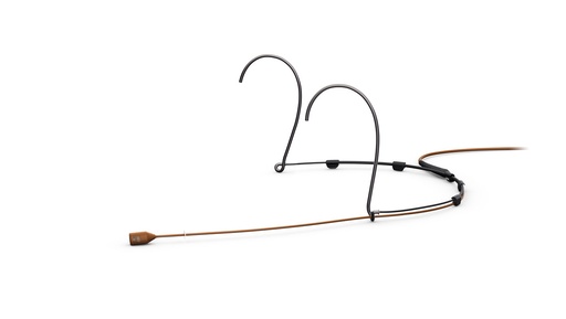 [4088DCAC34LHS] DPA 4088 CORE Directional Headset Mic, Brown, Mini-Jack, Small