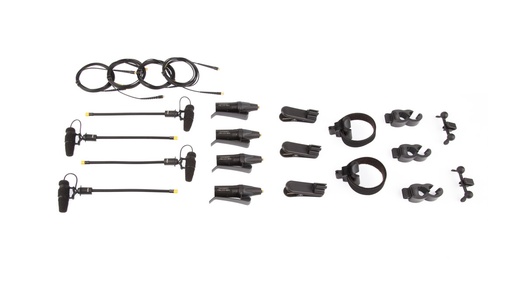 [KIT4099DC4RC] DPA 4099 CORE Rock Touring Kit, 4 Mics and accessories, Extreme SPL, Cardboard box