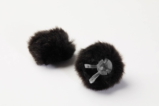 [AIR1BLACKL] DPA Fur Windscreen, Black, Large