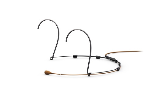 [4066OPAC90LH] DPA 4066 CORE+ Omni Headset Mic, Brown, MicroLock